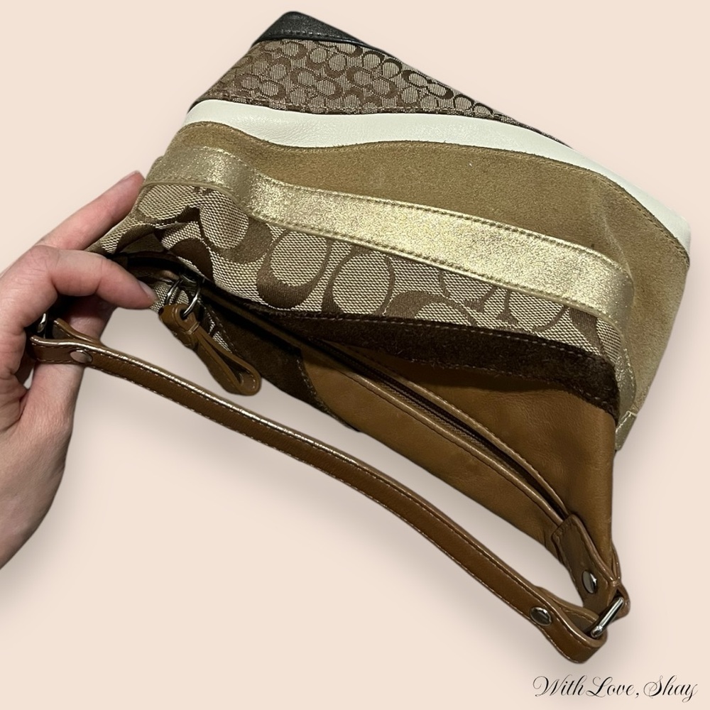 SOLD** Authentic 2006 Y2K Coach patchwork mini bag - Picture 8 of 10